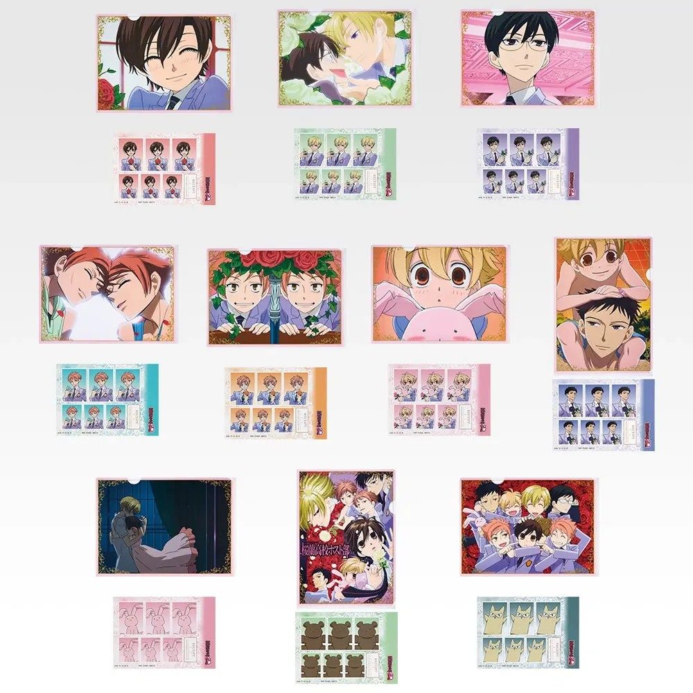 一番くじ桜蘭高校ホスト部 G賞 クリアファイル&ステッカーセット全10種