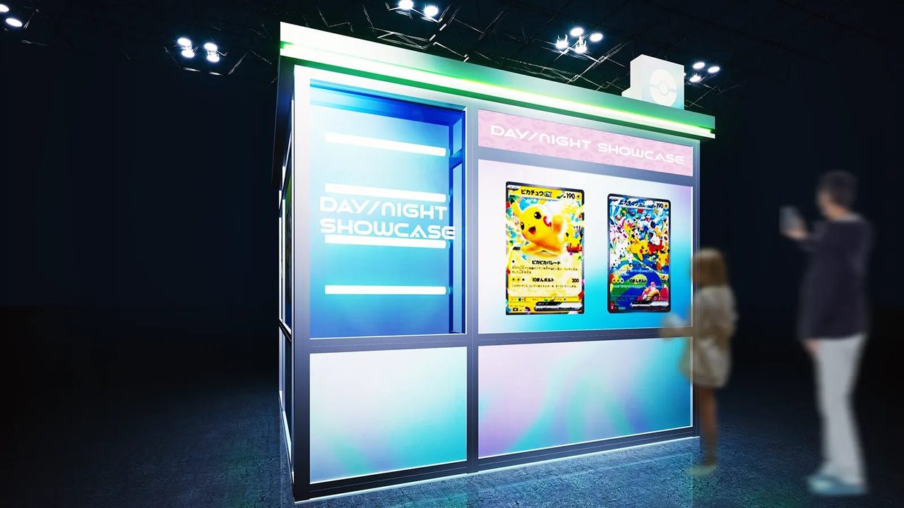 ポケカ30th CELEBRATION EVENT DAY/NIGHT SHOWCASEの展示イメージ