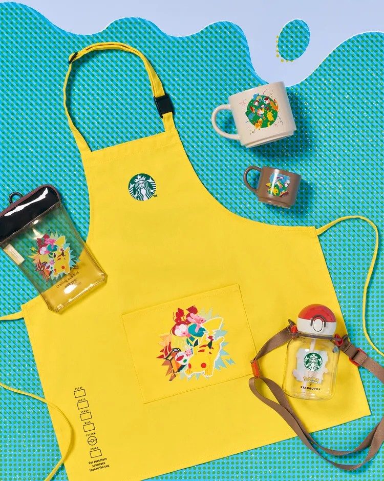 ポケモン×スターバックス ユーティリティエプロンとマグカップのグッズセット