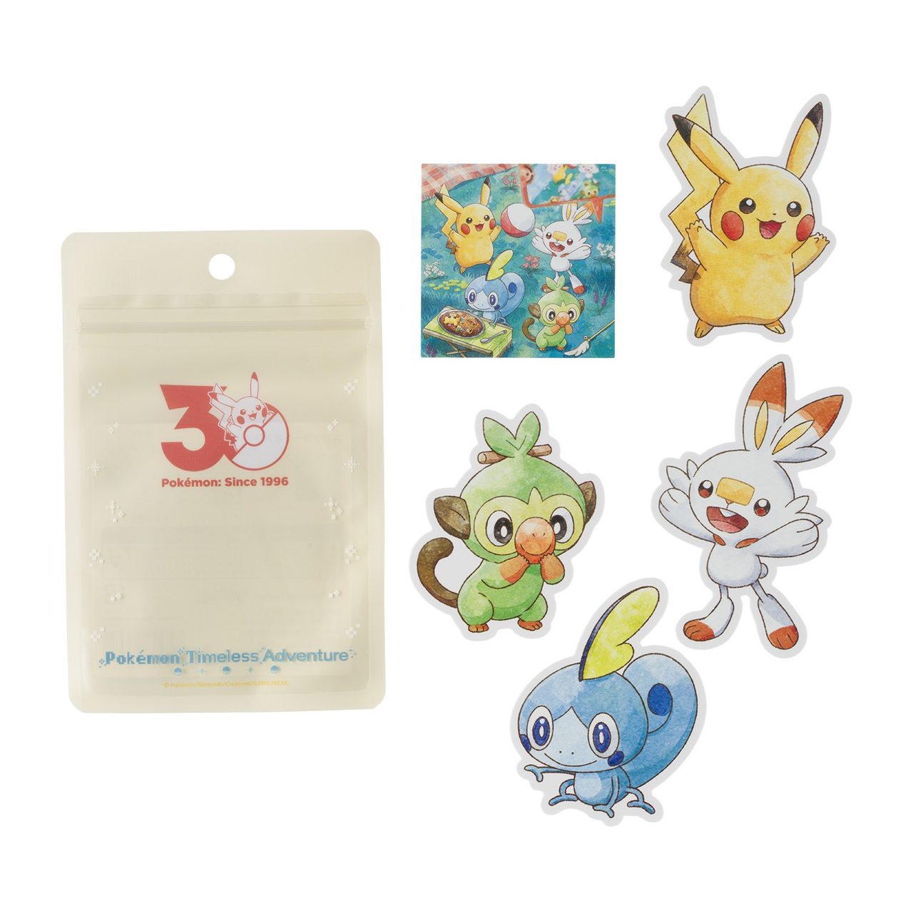 Pokémon Timeless Adventure ステッカーセット