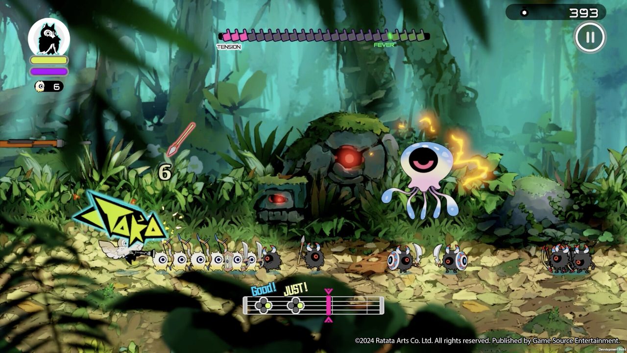 Ratatan ゲーム画面 横スクロールアクション