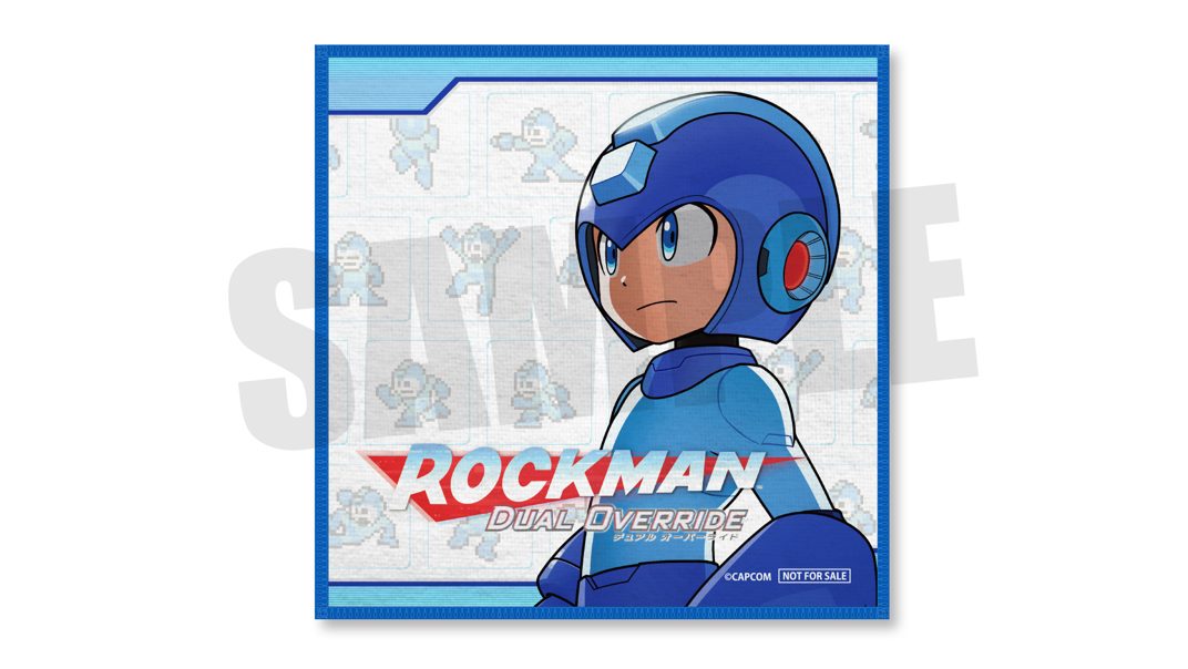 ロックマン デュアルオーバーライド 試遊特典マイクロファイバーハンカチ