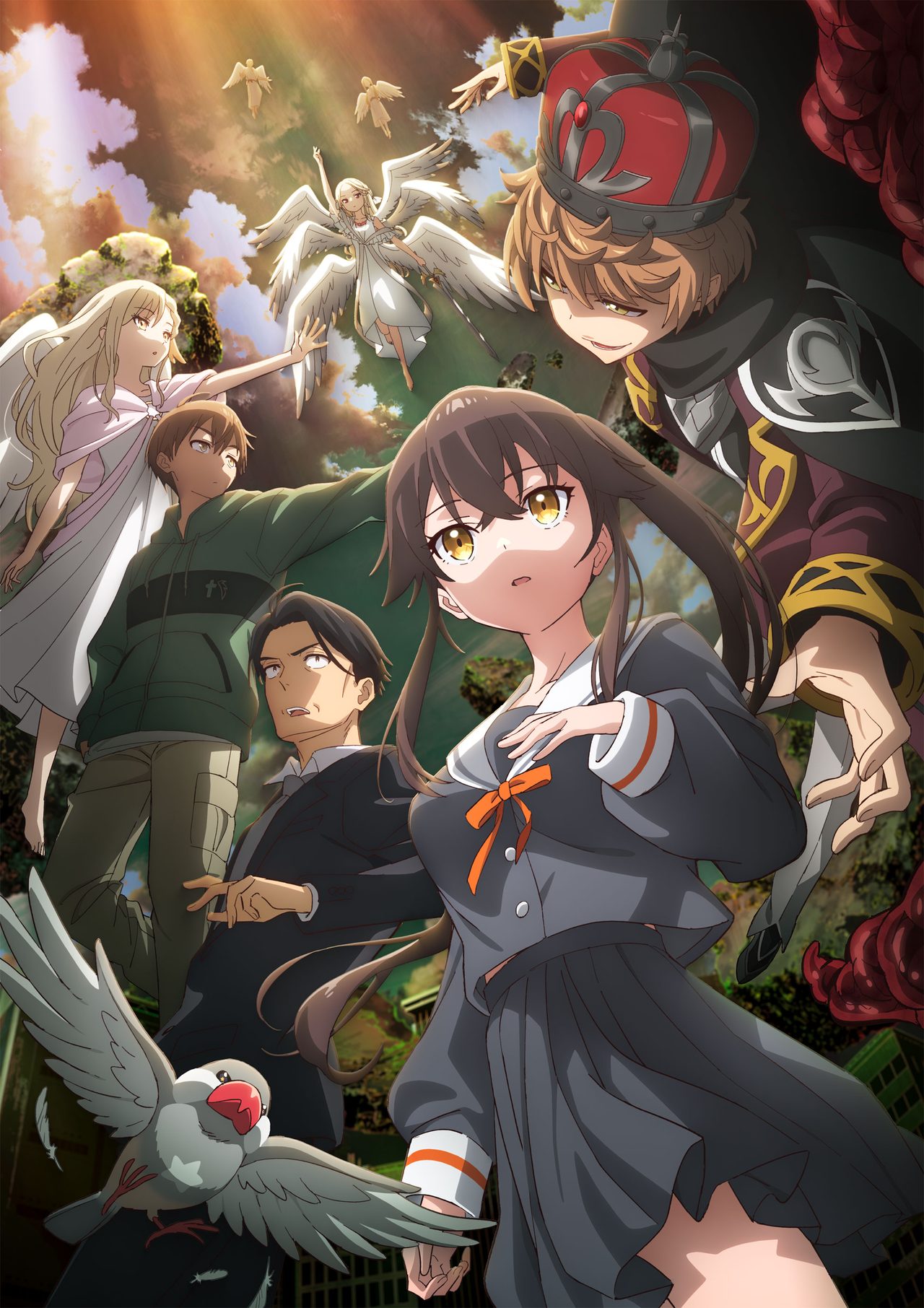 佐々木とピーちゃんSeason2キービジュアル 天使とお隣さん