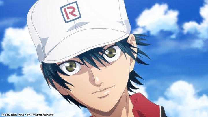 新テニスの王子様主人公・越前リョーマのアップ