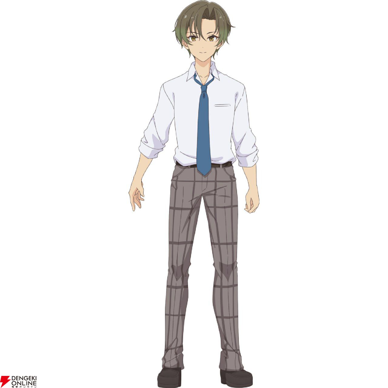 押尾颯太のキャラクターデザイン、佐藤さんに片想いする高校生の主人公