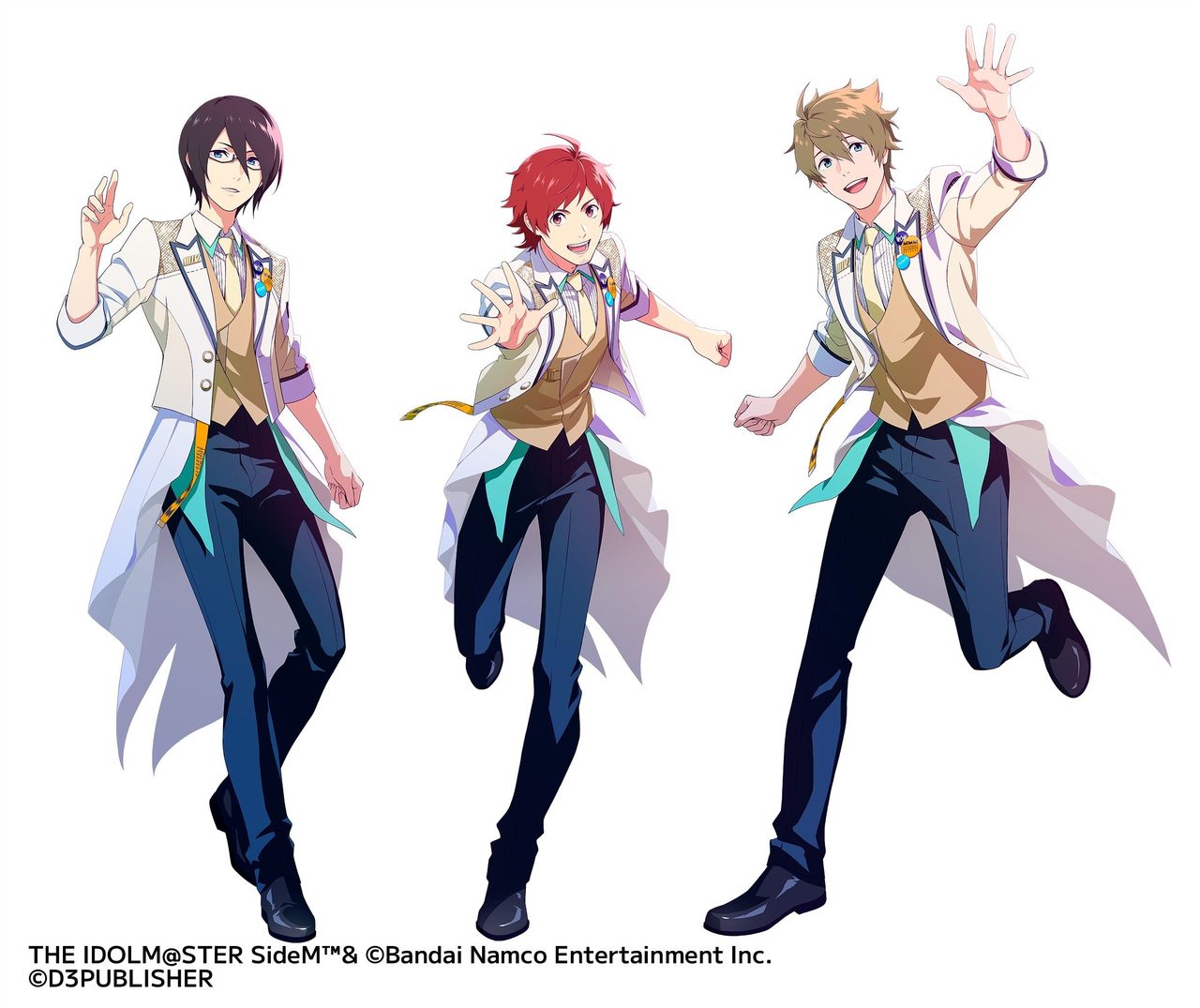 アイドルマスター SideM 家庭用ゲームの新規描き下ろしキャラクターアート