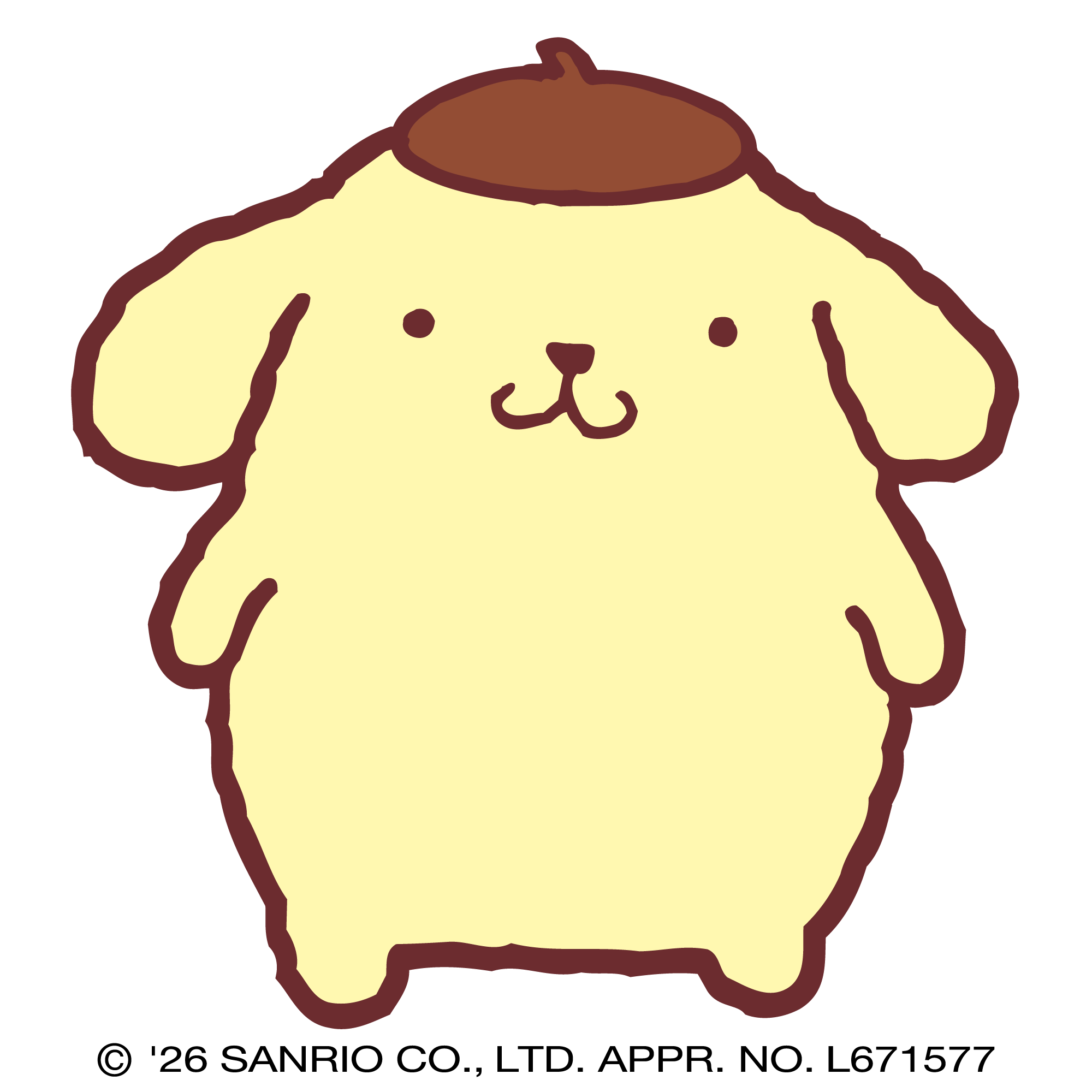 ポムポムプリン コラボマスコット