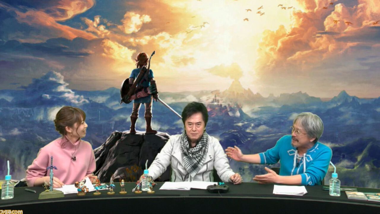 ゼルダの伝説40周年ダイレクトの配信の様子