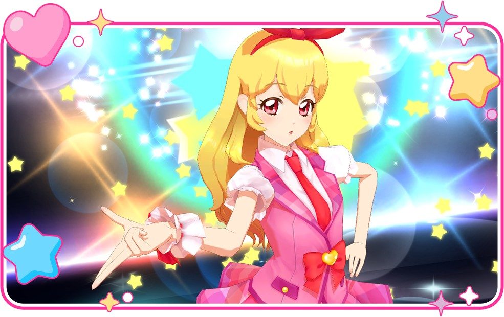 アイカツ！アンコール ライブ画面 アイドルがステージで歌う