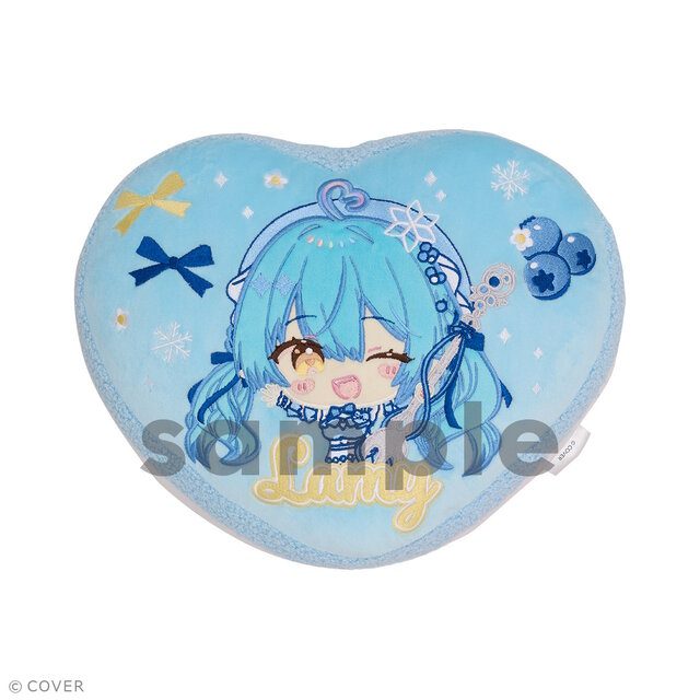 雪花ラミィ賞 ハートマカロン風クッションのサンプル画像