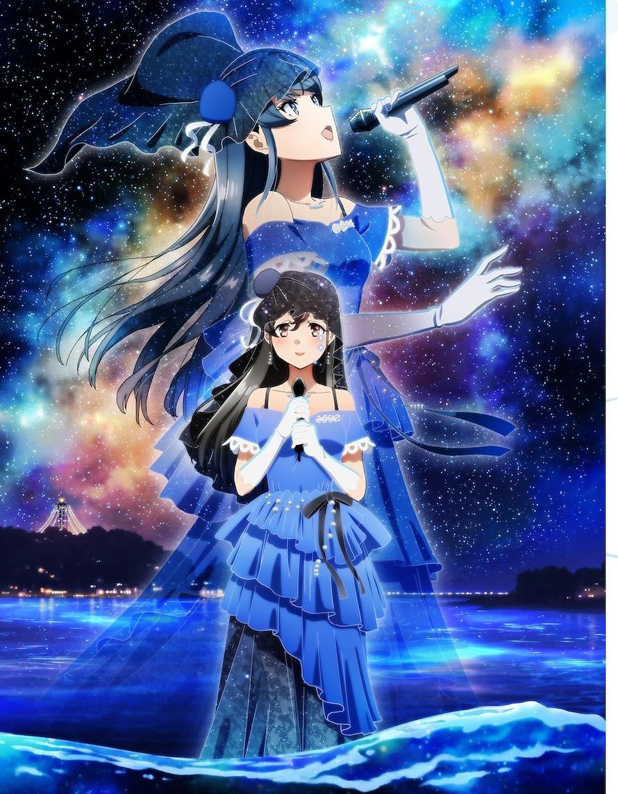 サービスエリアコラボの告知画像に描かれた桜島麻衣のイラスト