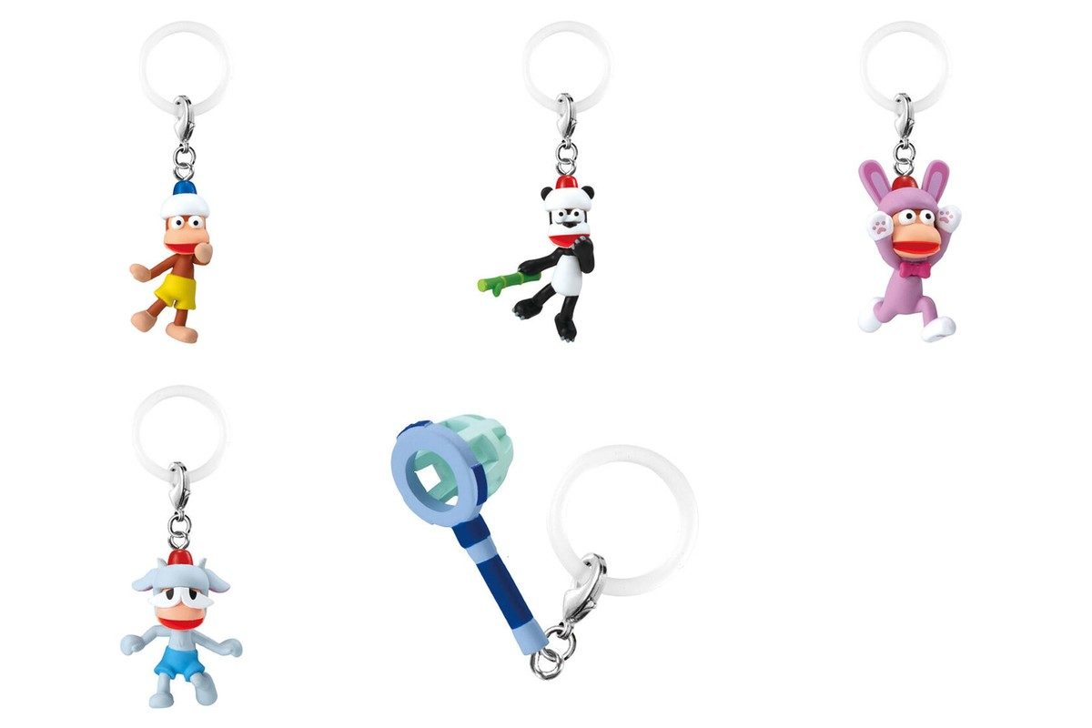 サルゲッチュ めじるしアクセサリー2全5種(ピポサル・パンダ・ウサギ・ヤギ・ゲットアミ)