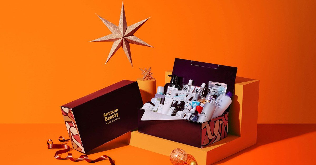 Amazon Beauty Collection Boxの商品写真。コスメとヘアケアを詰め合わせた数量限定セット