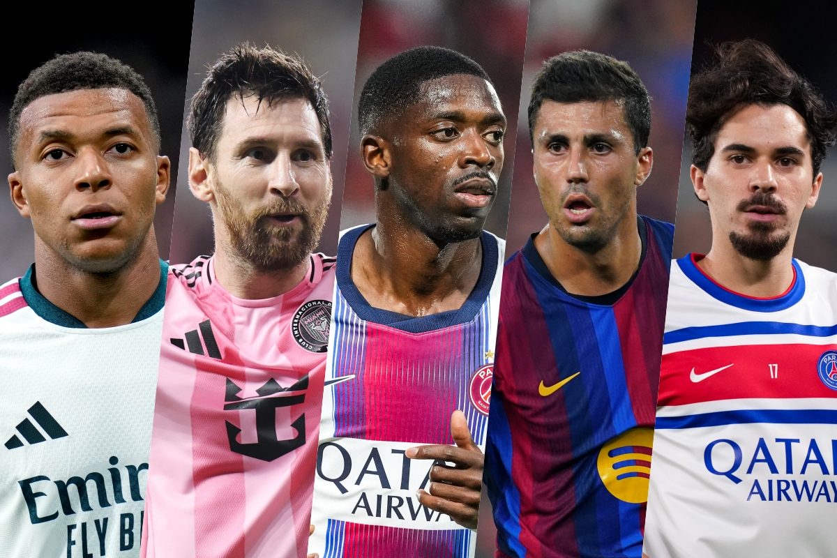 バロンドール2026 男子候補のエムバペ、メッシ、デンベレ、ロドリ、ヴィティーニャ
