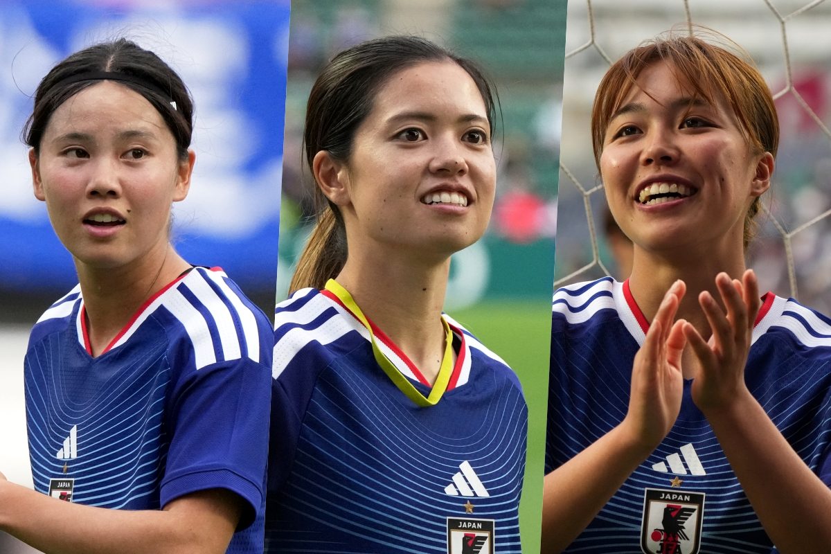 女子バロンドール2026に候補入りしたなでしこジャパンの長谷川唯、松窪真心、谷川萌々子の3選手
