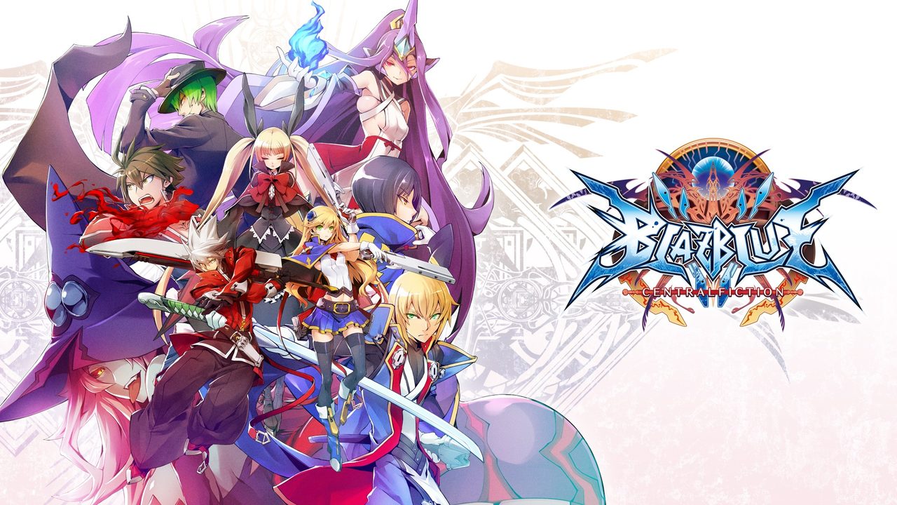 BLAZBLUE CENTRALFICTION キービジュアル 主要キャラクター集合