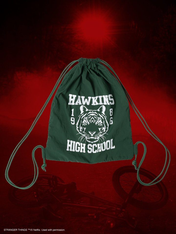 Hawkins High School Knapsack グリーンのナップサック