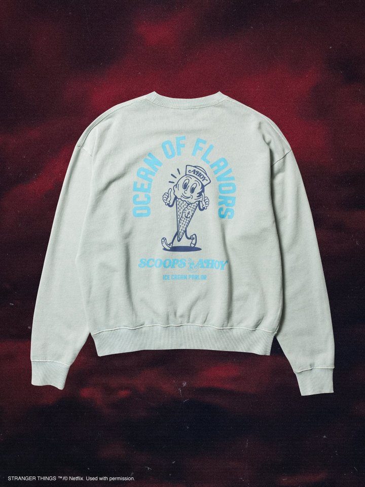 Scoops Ahoy Crewneck Sweatshirt サックス