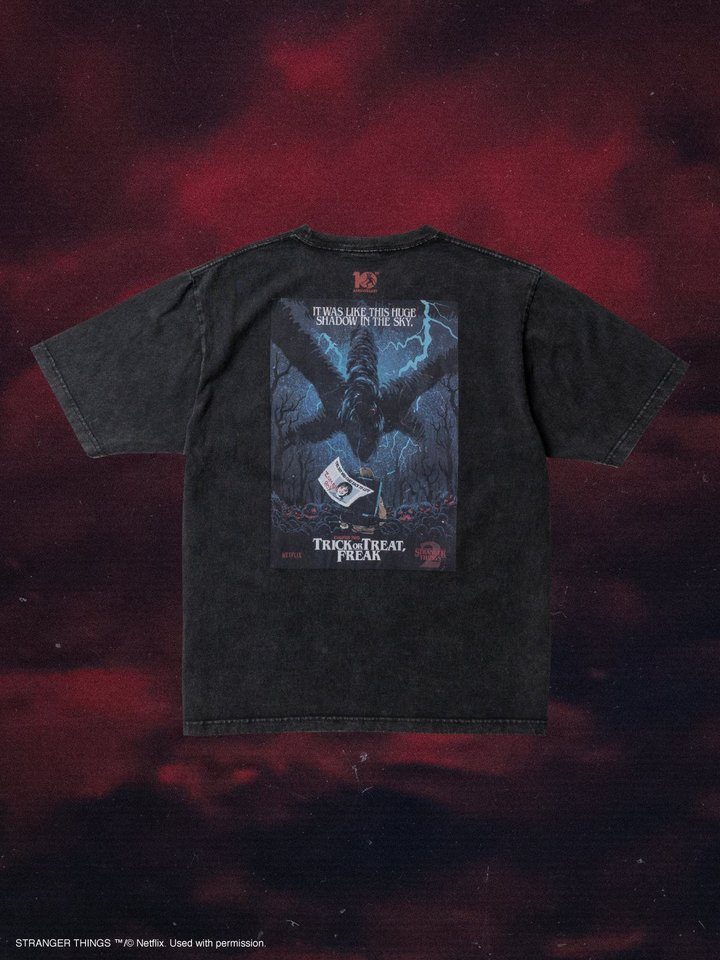 STRANGER THINGS ART T-shirt バックプリント1