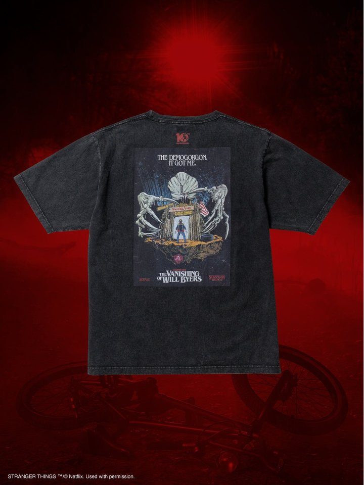 STRANGER THINGS ART T-shirt バックプリント4
