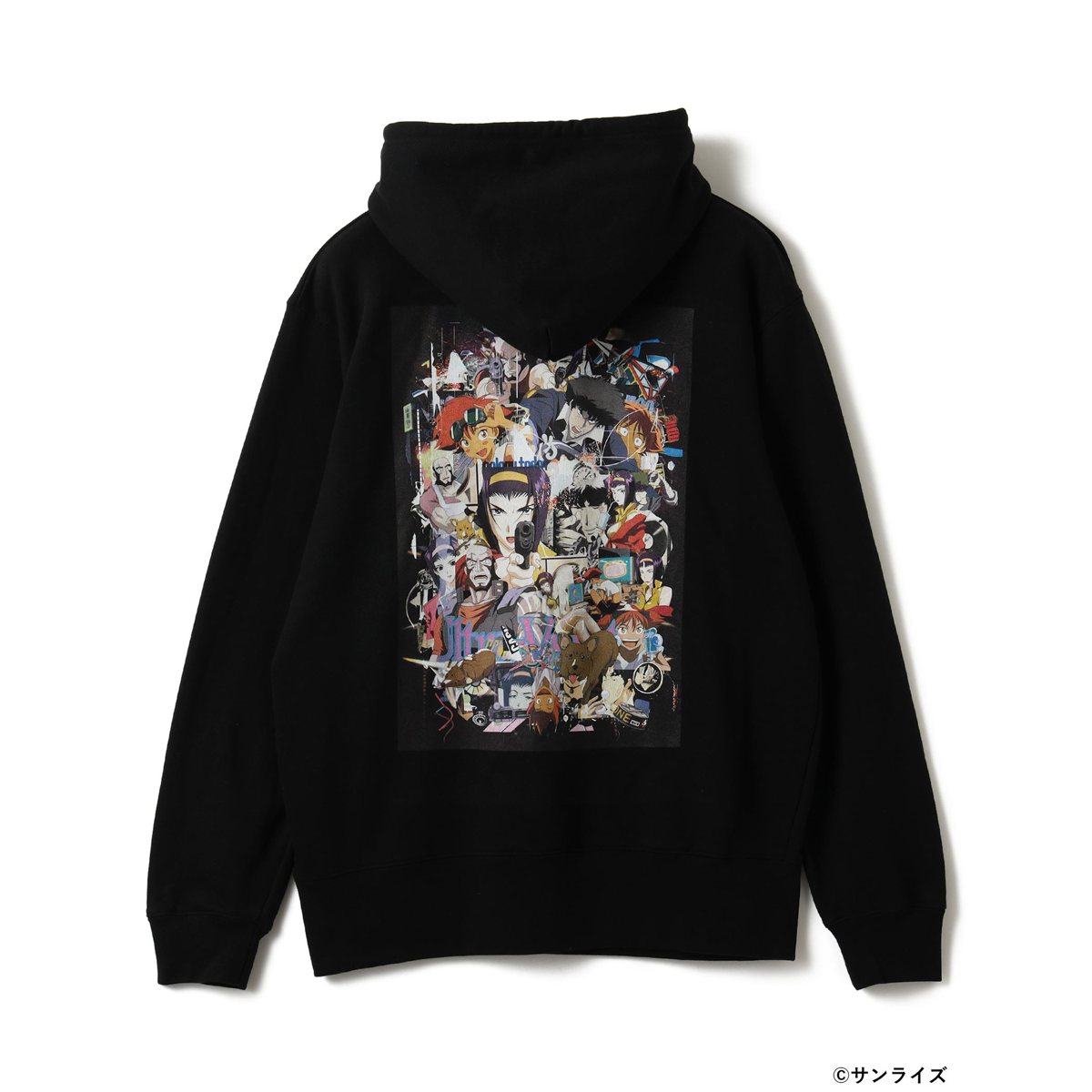 ビバップ×BEAMS MANGART フーディー① ブラック 背面