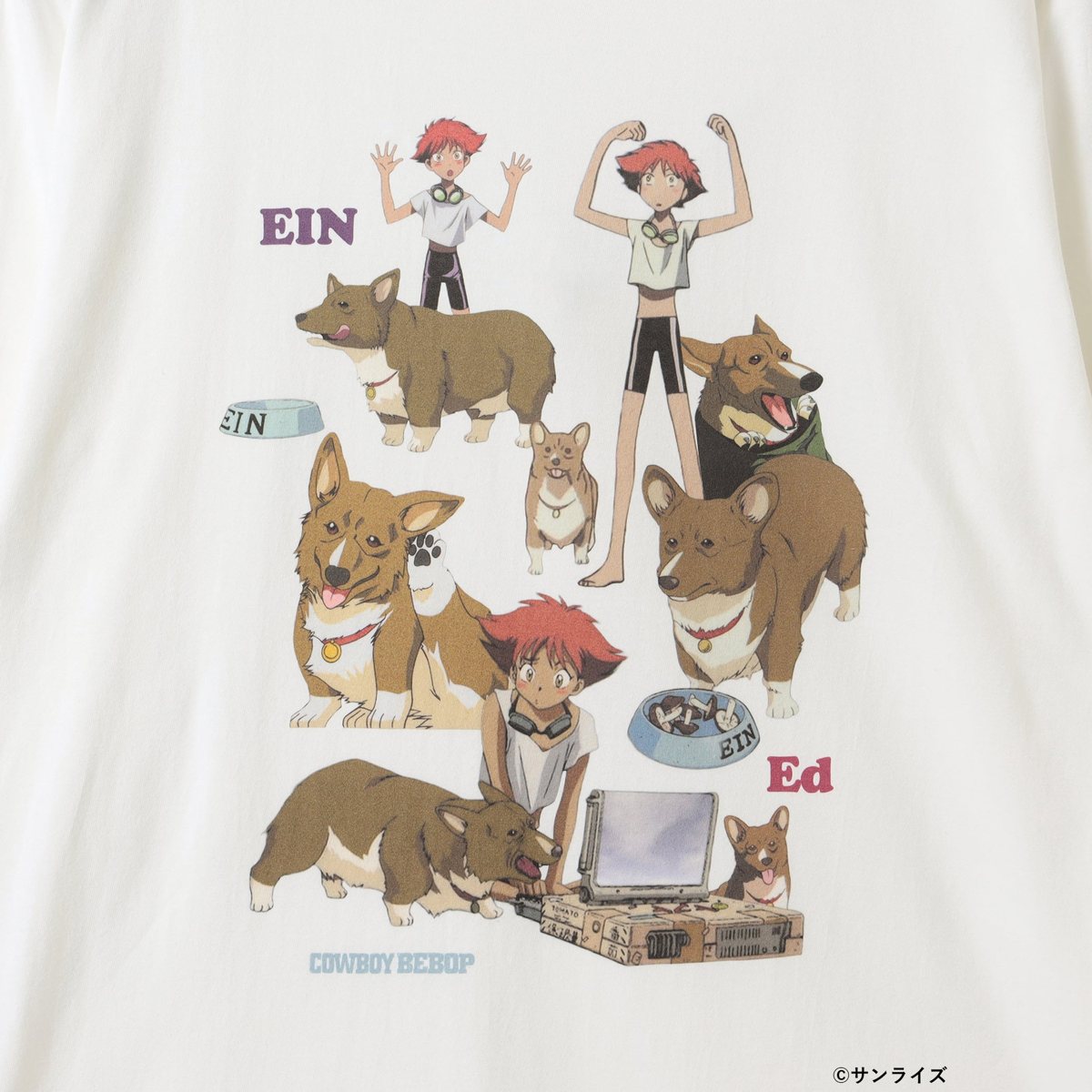 ビバップ×BEAMS MANGART ロングスリーブTシャツのデザインアップ