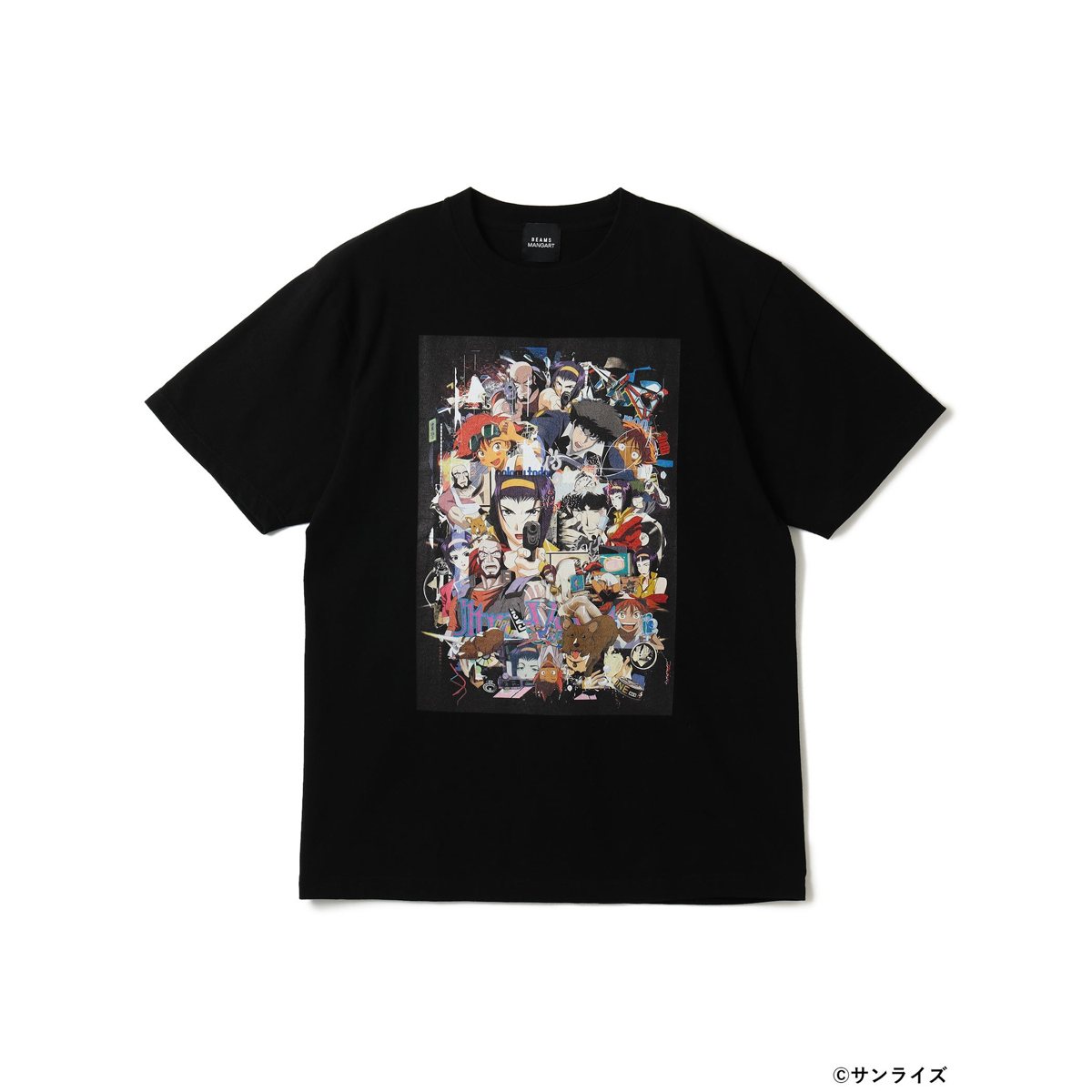 ビバップ×BEAMS MANGART Tシャツ① ブラック