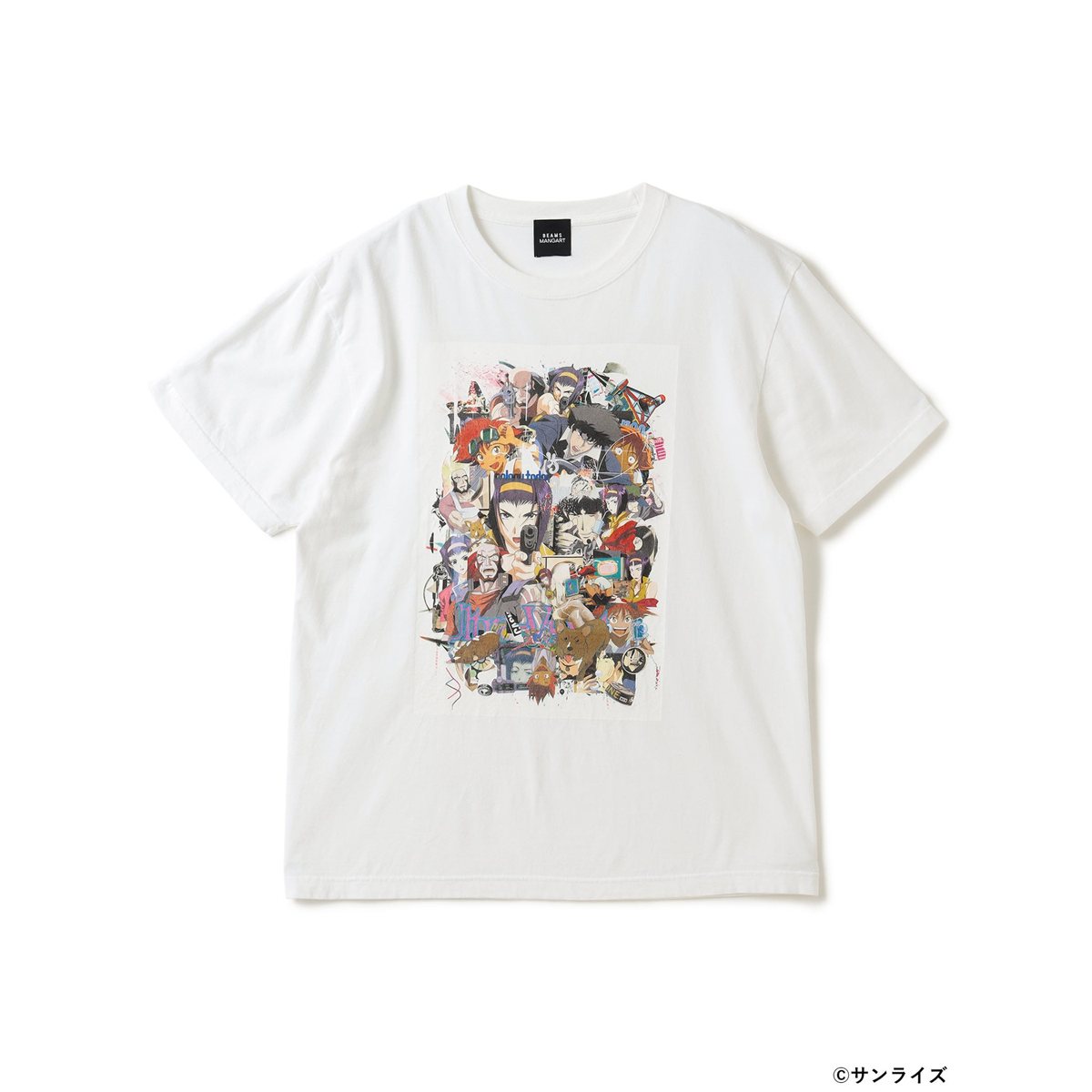 ビバップ×BEAMS MANGART Tシャツ① ホワイト