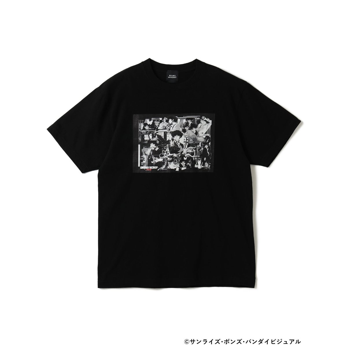 ビバップ×BEAMS MANGART Tシャツ② ブラック