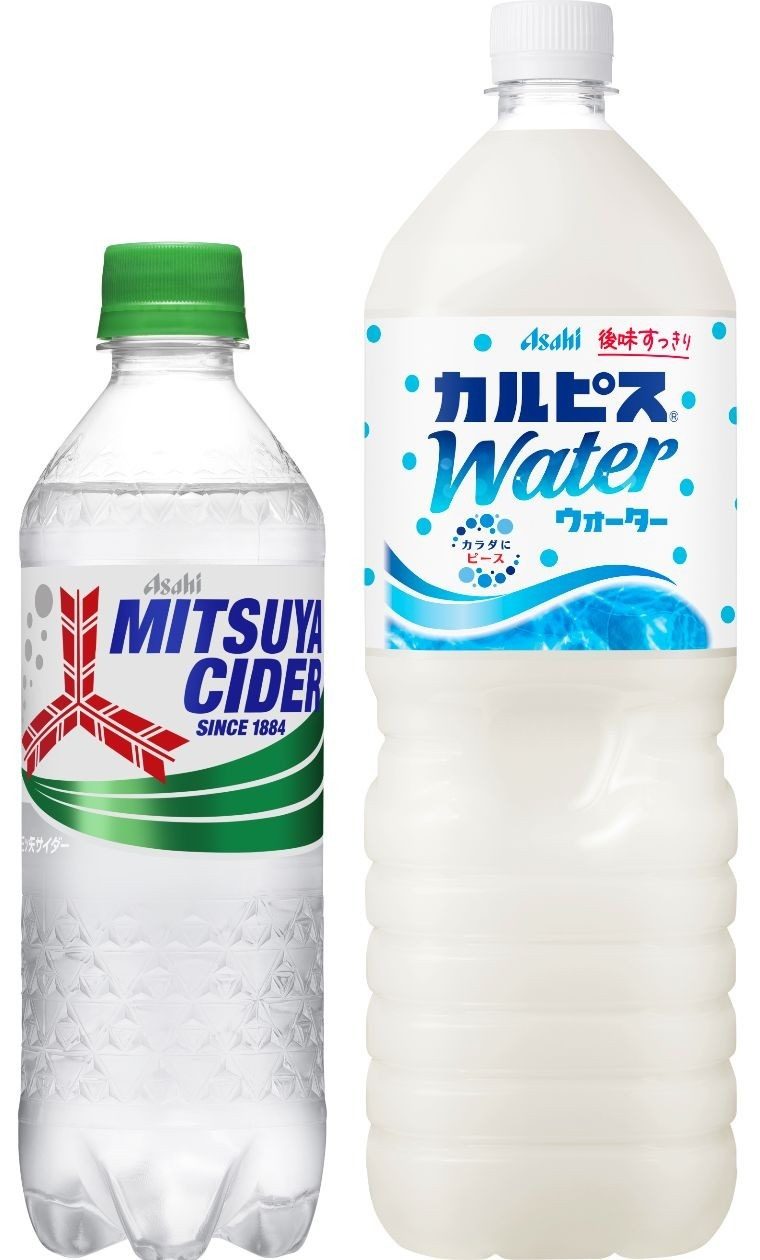 アサヒ飲料の値上げ対象商品 三ツ矢サイダーとカルピスウォーター