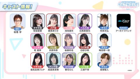 ブルアカふぇす2027の出演者一覧