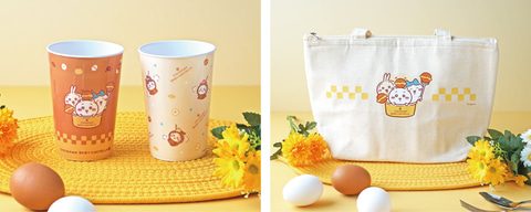 ちいかわベビーカステラのリユーザブルカップと保冷温ランチバッグ