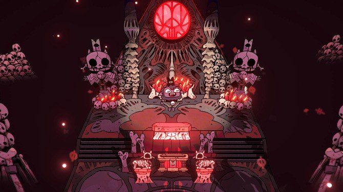 Cult of the Lamb の儀式の祭壇のスクリーンショット