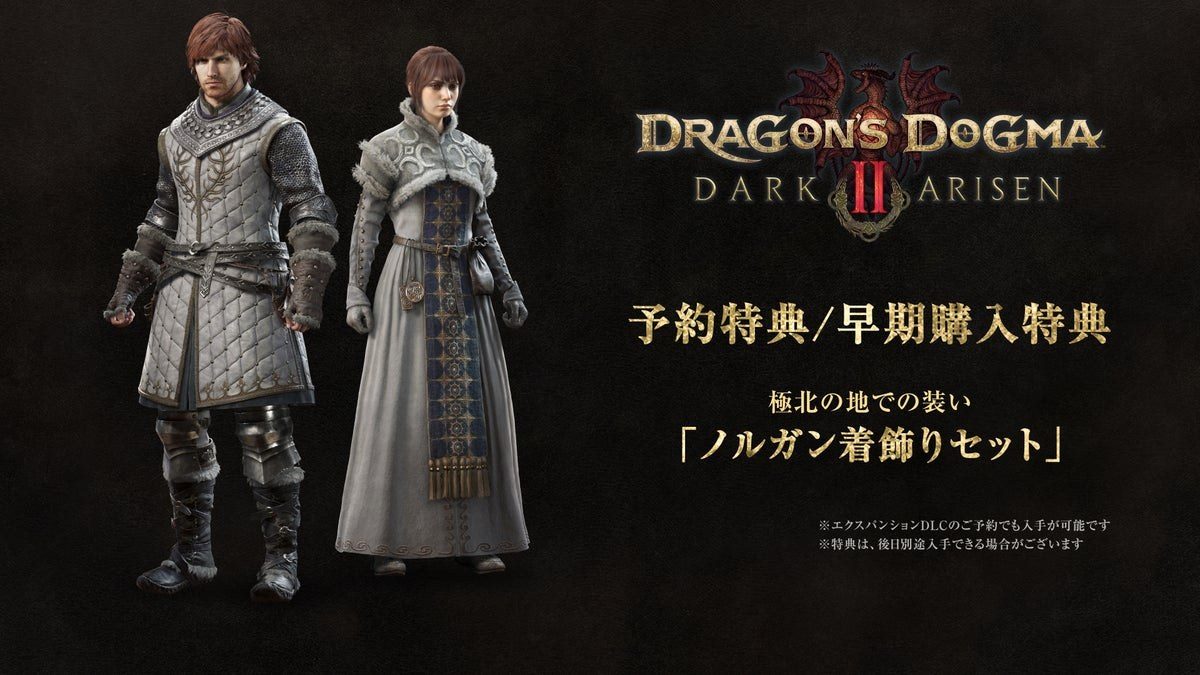 ドラゴンズドグマ2 ダークアリズン 予約特典 早期購入特典 ノルガン着飾りセット