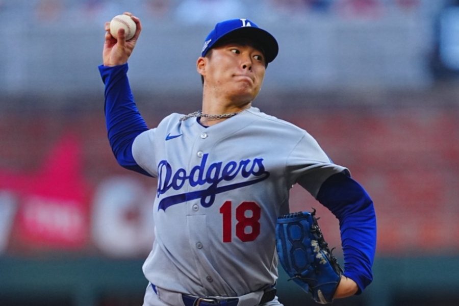 ブレーブス戦(地区シリーズ第3戦)で先発した山本由伸