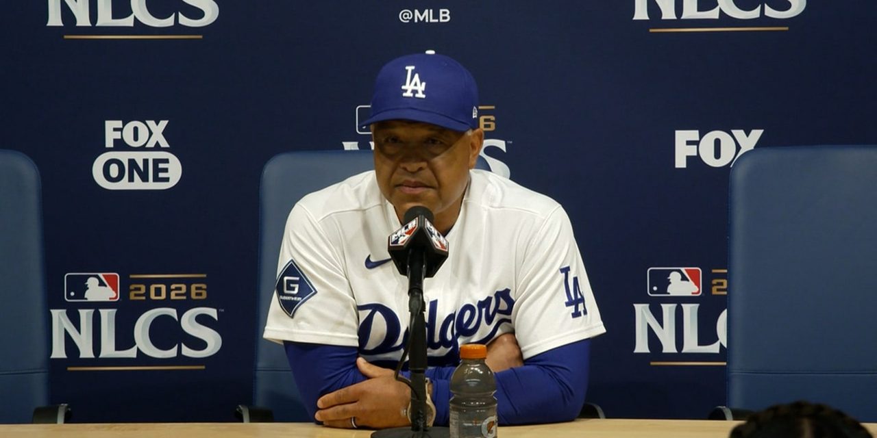 ドジャースのデーブ・ロバーツ監督の会見