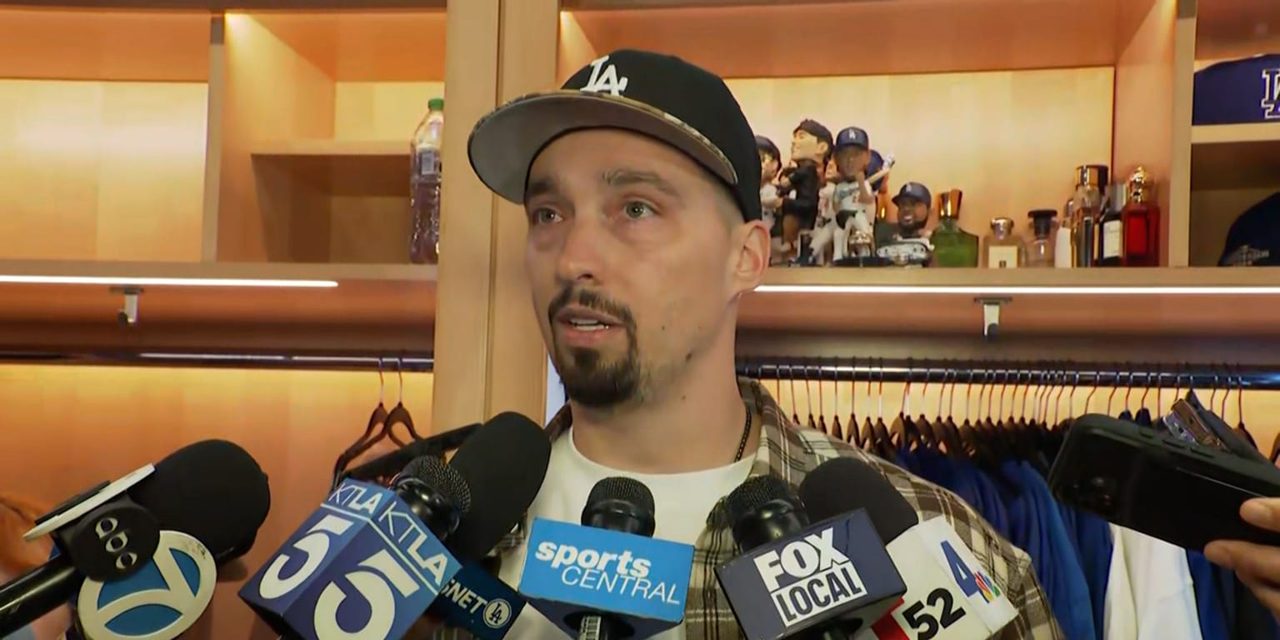 ドジャースの選手インタビュー