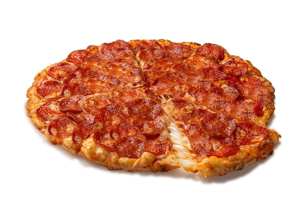アメリカン極みの商品写真 ペパロニで隙間なく覆われたピザ