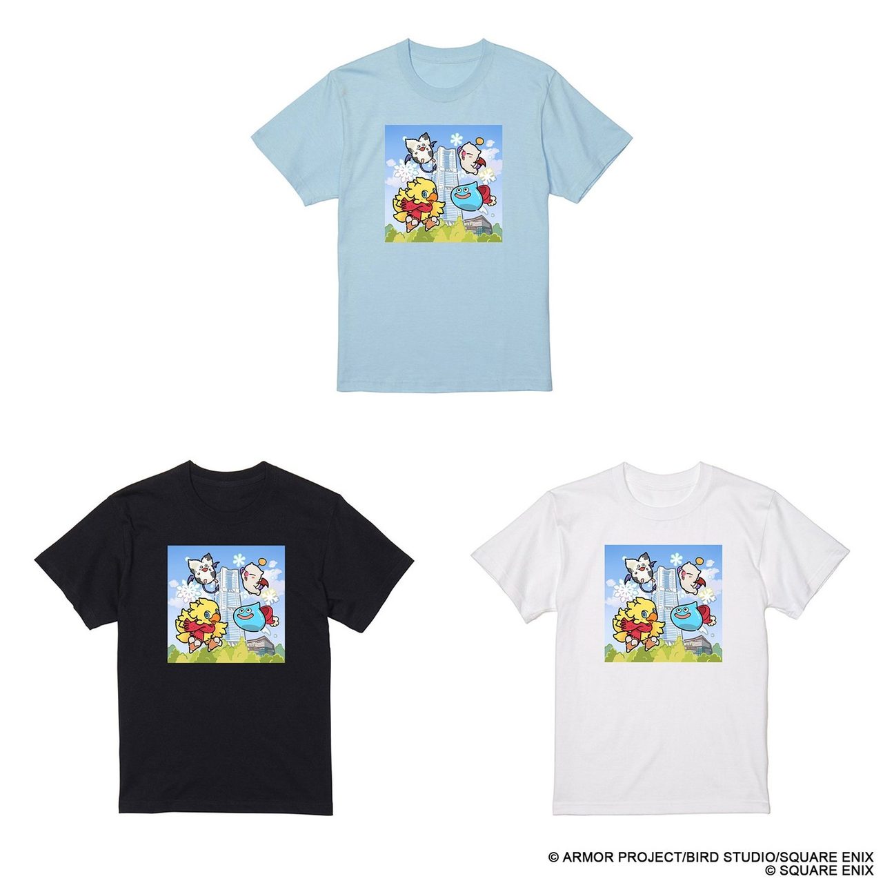DQ×FF Winter Holiday 2026 Tシャツ全3種(ライトブルー・ブラック・ホワイト)