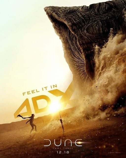 デューン砂の惑星PART3 4DX版ビジュアル サンドワームと対峙するチャニ