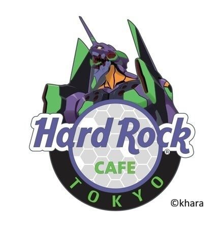 ハードロックカフェ×エヴァンゲリオン 初号機ロゴマグネット 東京店バージョン