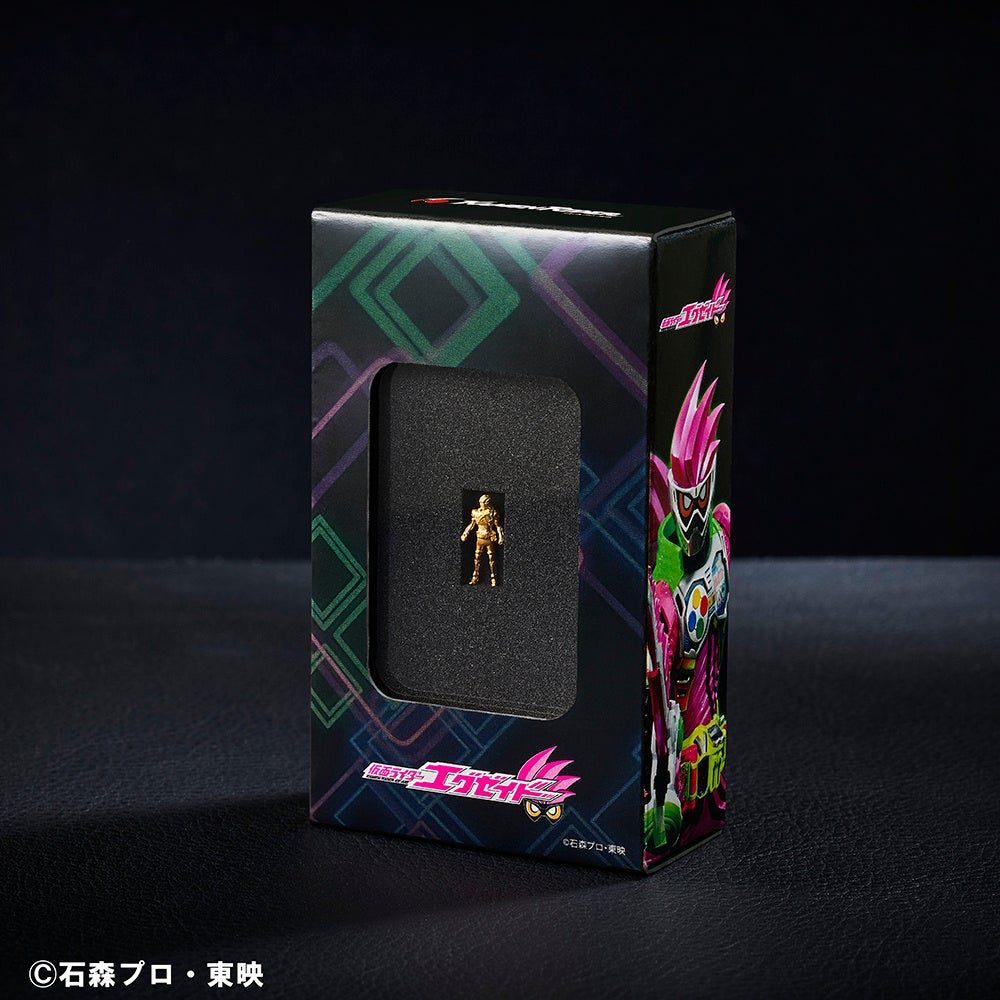 エグゼイド アクションゲーマーレベル2 純金立像1gのパッケージ