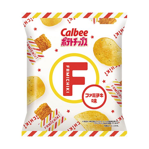 カルビー ポテトチップス ファミチキ味のパッケージ
