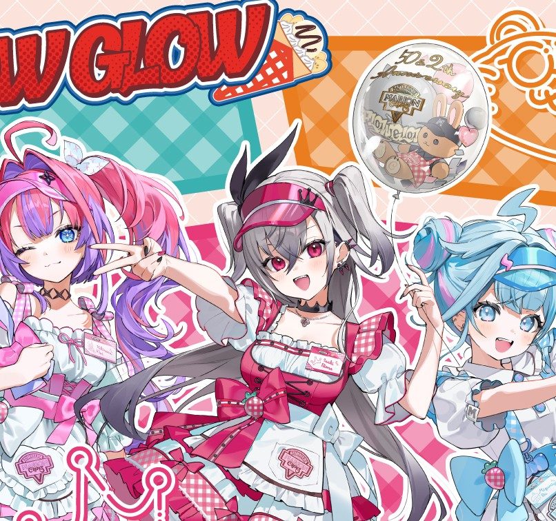 FLOW GLOW×マリオンクレープ キービジュアル(中央)