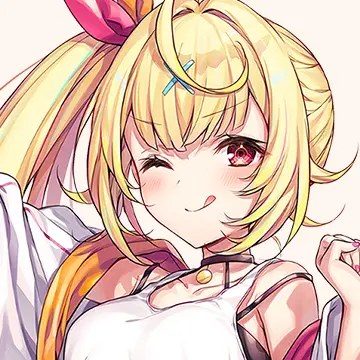 星川サラ ゲスト出演ビジュアル ウインクして舌を出す金髪ポニーテール