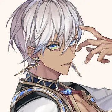 イブラヒム ゲスト出演ビジュアル 白髪に褐色肌の横顔