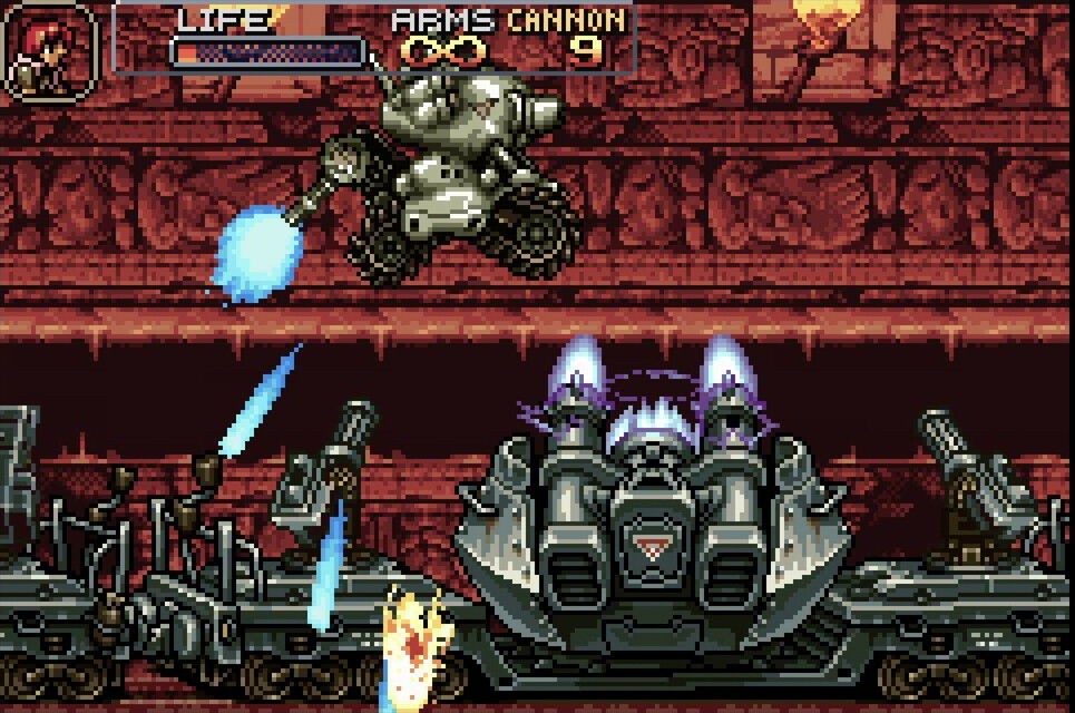 メタルスラッグアドバンスのゲーム画面 GBA Nintendo Classics