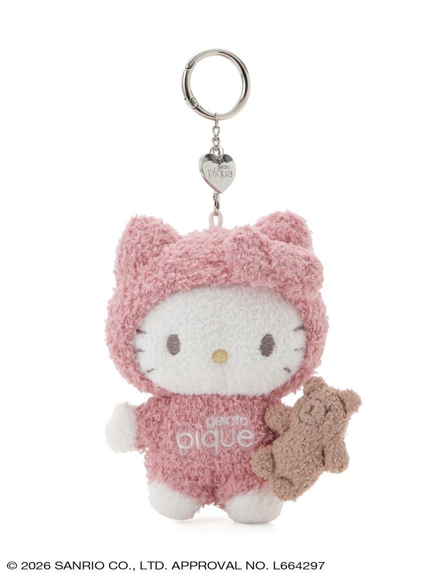 ハローキティのぬいぐるみチャーム ジェラート ピケ×サンリオ
