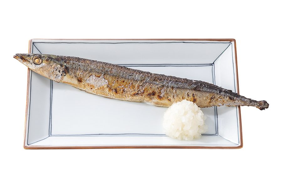 吉野家 さんま単品 327円 大根おろしを添えた焼きさんま