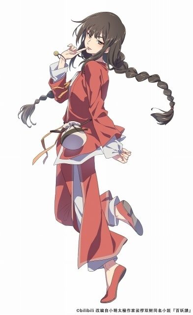主人公・桃夭のキャラクター設定画